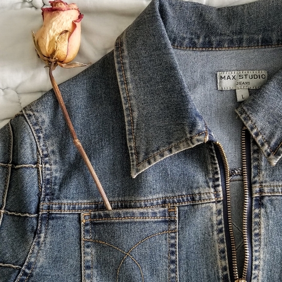 Max Studio Jackets & Blazers - Max Studio Denim Jacket